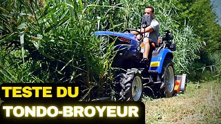 TONDO BROYEUR couteaux Fléau TEST complet 2022.