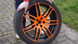 Foliatec Sprühfolie Orange glänzend für Felgen Фолиатек Как покрасить диски в оранжевый