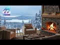 Beats for Chill and Work | Winter Fireplace Ambience