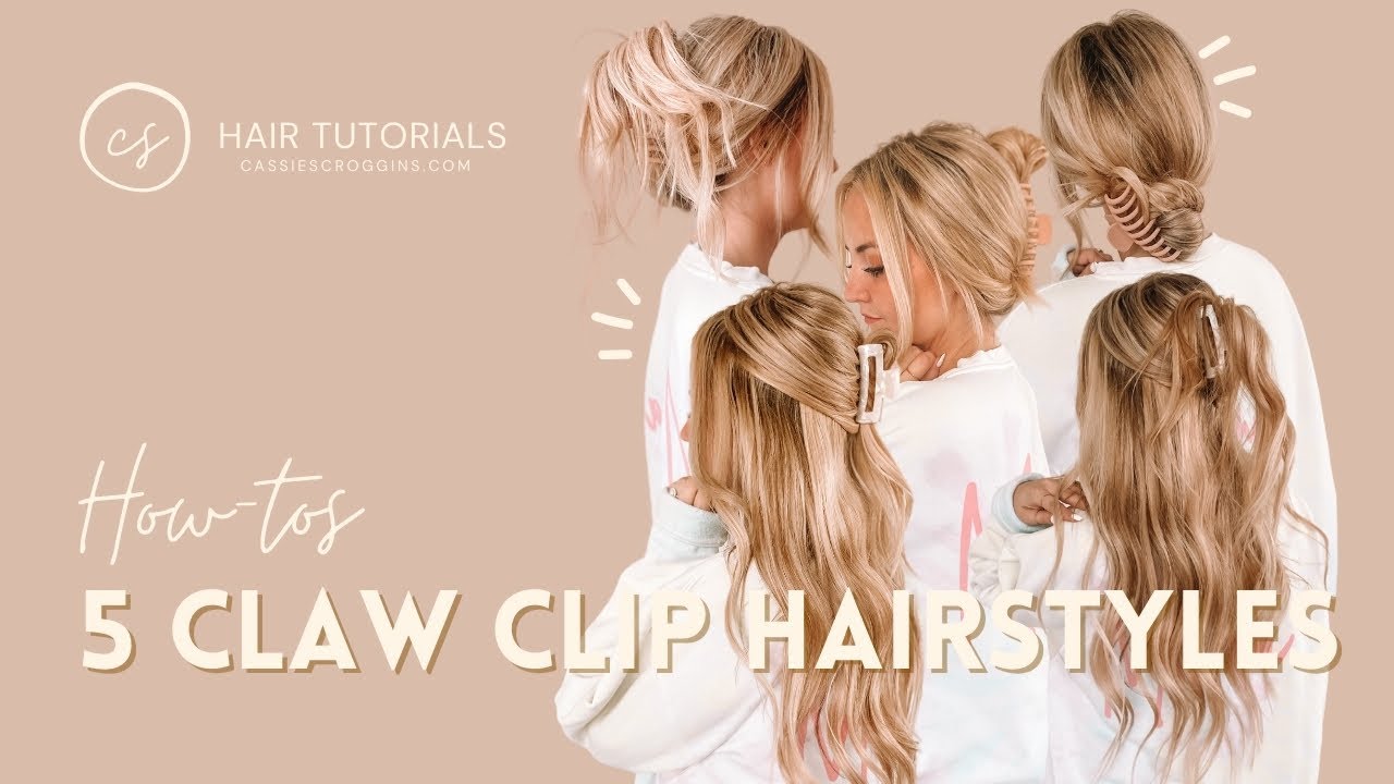 As requested here's the video with the mini clips! #easyhairstyles #cl,  Mini Clip Hairstyles, Mini Clips