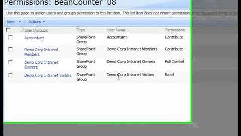 SharePoint Shepherd 2007 - Manage List Item Permissions