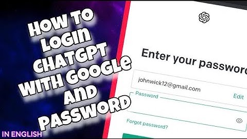 How To Login to ChatGPT with Google, Microsoft or Apple Account | Login ChatGPT with Google