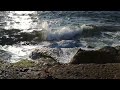 امواج البحر وارتطامها بالصخور مادة فيلميه اسكندرية خلفيات فيديو للمونتاج   