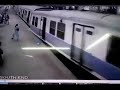 Cctv in railway  man tries to climb in train but death 