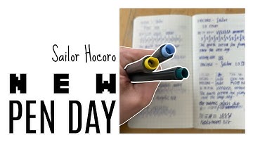 Sailor Hocoro Dip Pens: Fine, Fude, 1.0 stub * Comparison Glass Nib, Moonman Acrylic, Kakimori Brass