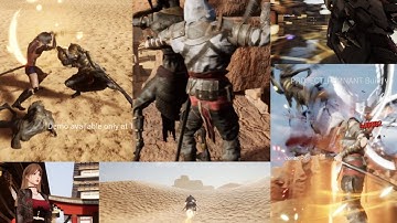 UE4 PROJECT_REMNANT hack n slash 1.3 preview - Climbing, Assassinations, Counter, Hoverbike ( WIP )