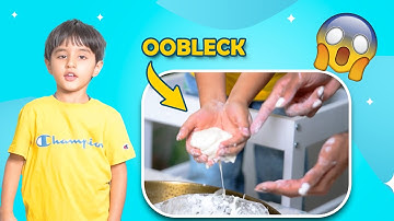 Mr. Hero Kids Learns How to Make Oobleck At Home | Easy Science tricks for kids