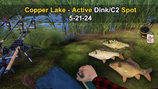 Russian Fishing 4, Copper Lake - Active Dink/CS Spot 5-21-24