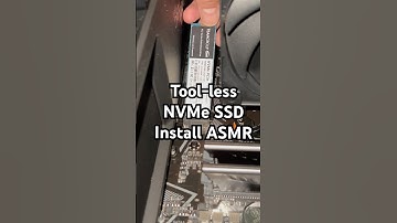 Installing a Tool Less NVMe SSD #shorts #asmr #install #pc #pcbuild #pccomponents #nvme #ssd #diy
