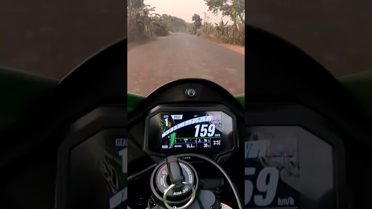 Kawasaki ninja zx10r 1st gear top speed  😱 