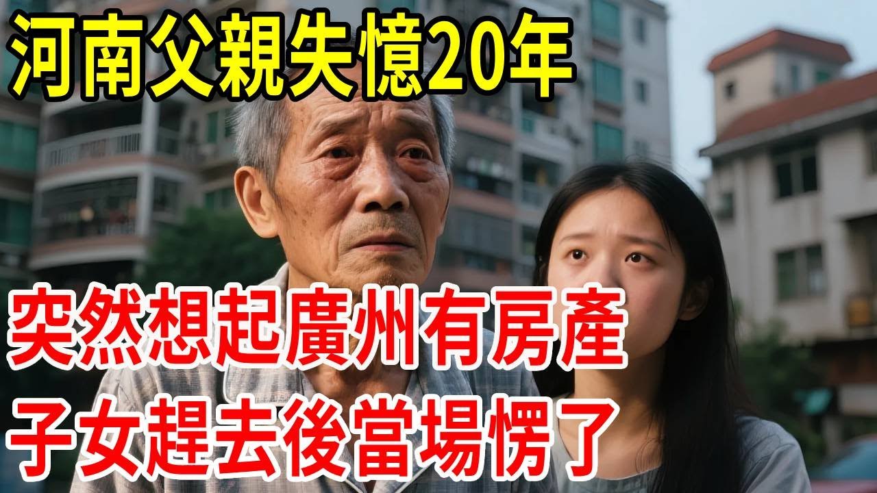 河南父親失憶20年，突然想起廣州有房產，子女趕去後當場愣了#原創#情感