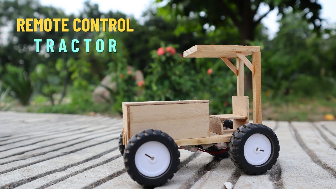 How to Make a RC Tractor - DIY RC Tractor - YouTube