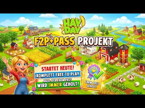 Hayday F2P+Pass Projekt startet heute – Farmpass wird immer geholt!