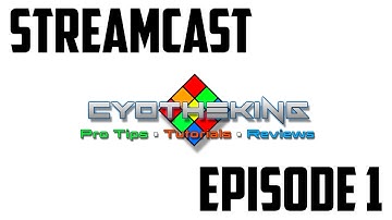 Streamcast with Chris Olson | magnetic cubes and making better videos