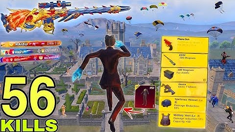 OMG!😱56 SOLO KILLS!🔥MY BEST SNIPER GAMEPLAY with AWM + Groza in NEW SEASON🔥Pubg Mobile Highlights 🥵