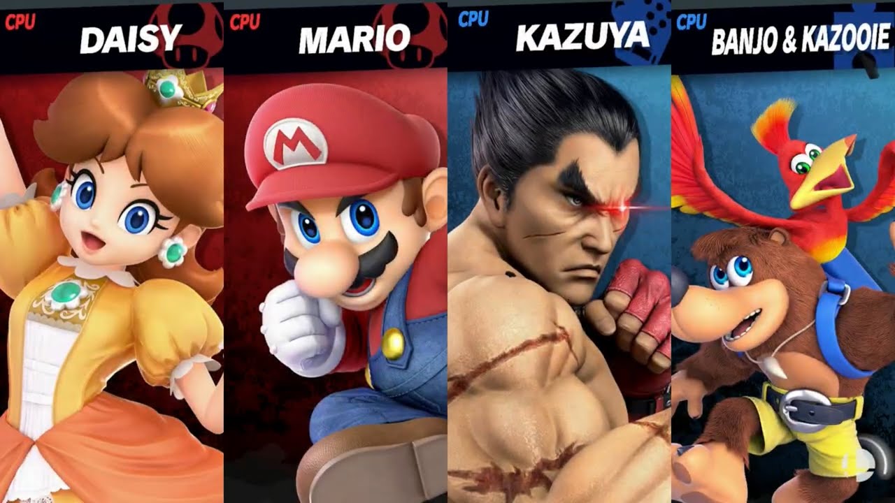 Super Smash Bros. Ultimate - Do not Ruin new year party kazuya and banjo and kazooie!!!
