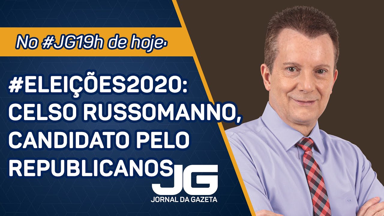 Celso Russomanno, candidato a Prefeitura de SP pelo Republicanos – Jornal da Gazeta – 06/11/2020