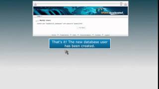 How to create a MySQL database user in cPanel
