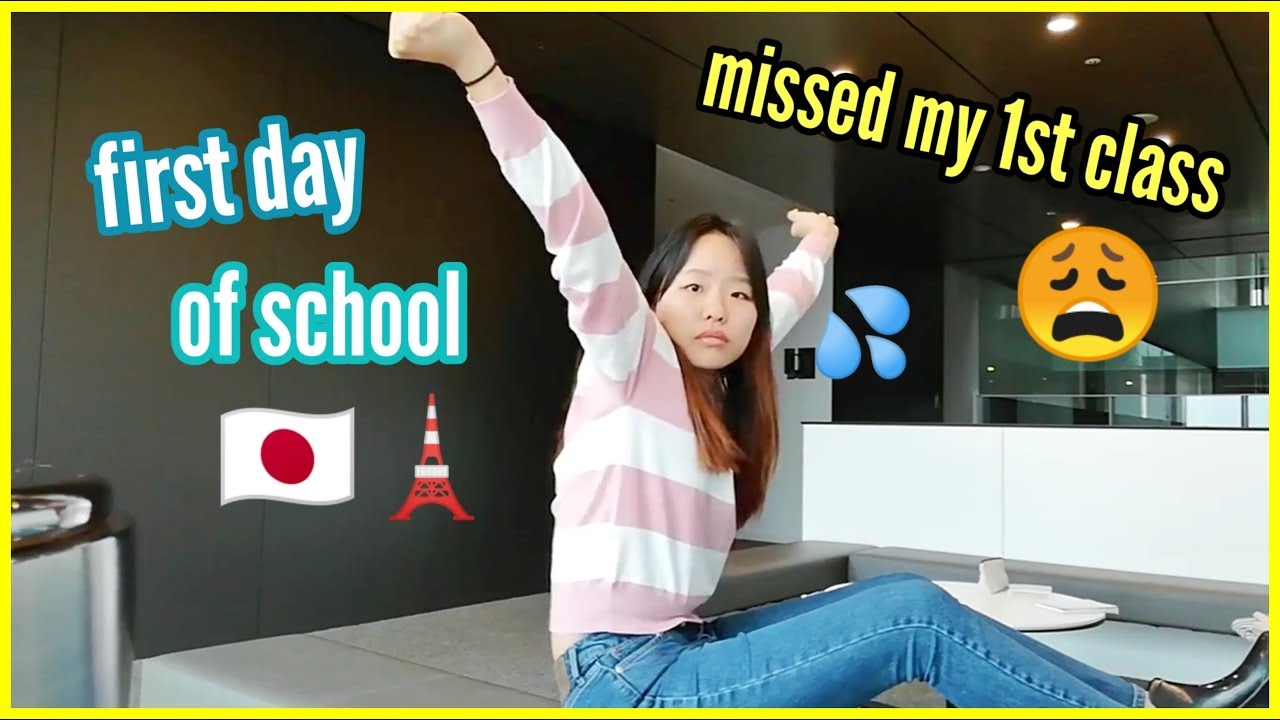 FIRST DAY OF COLLEGE *a mess* Tokyo uni student - YouTube