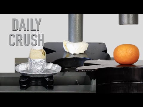 CRUSHING Different Foods Vol. 1 | Hydraulic Press COMPILATION - YouTube
