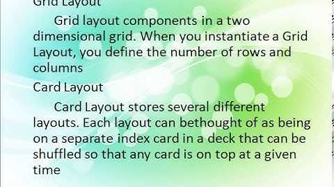 Java Layout Managers Tutorial GOITSTORE.COM