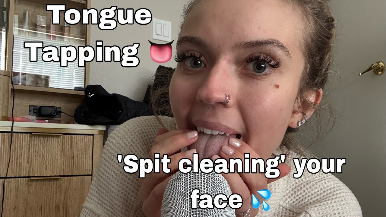 ASMR| Teeth/Tongue Tapping, ‘Spit Cleaning your Face off’ and Lens Tapping 