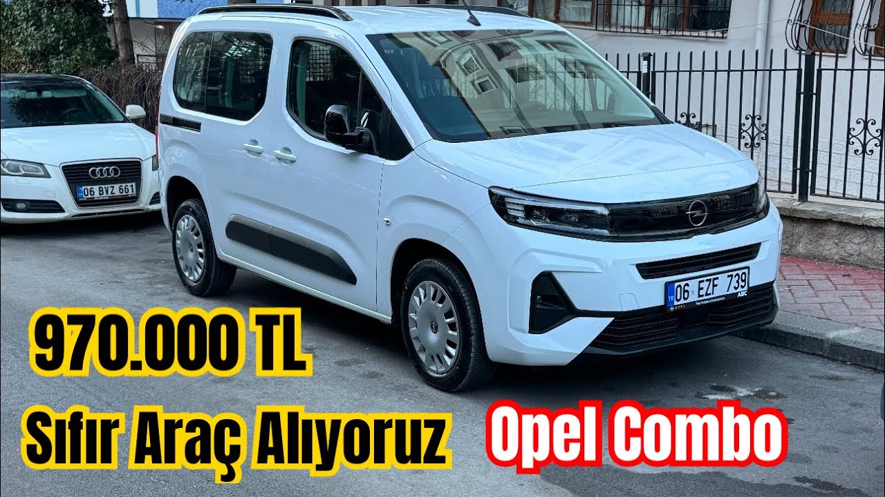 SIFIR ARAÇ ALIYORUZ / OPEL COMBO 2024 MODEL YIL SONU KAMPANYASI