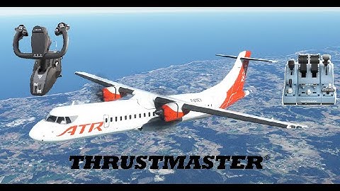 ATR 72-600 Porto - Lisboa  | Thrustmaster Boeing Yoke + Airbus Throttle Quadrant | in 4K RTX 3090