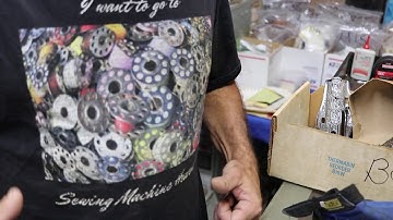 Box 12 lots of bobbins and What is it? Help me identify this crazy part towards end of video.