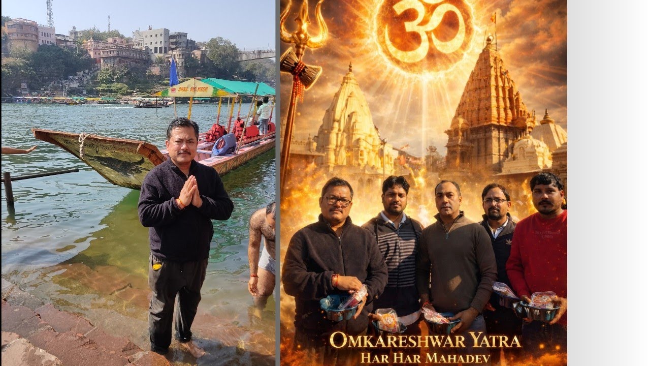 Trip to Omkareshwar Temple II यात्रा ओंकारेश्वर मंदिर की