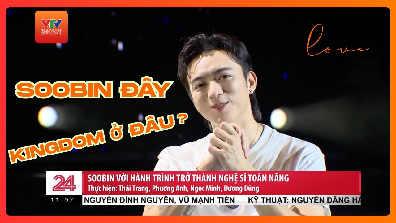 SOOBIN chia sẻ hành trình trở thành nghệ sĩ toàn năng trên Chuyển động 24h, ngay sau concert