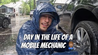 Mobile Mechanic Working In The Rain 🌧️ - First YouTube Video