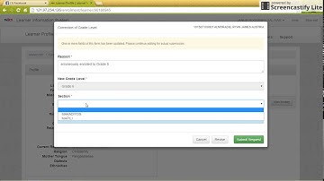 Changing of Grade Level How to