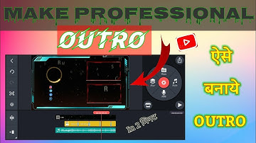 Outro Template || How to make Outro for youtube videos // professional end screen Template