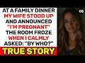At A Family Dinner, She Said, “I'm Pregnant” — Silence Followed My Question