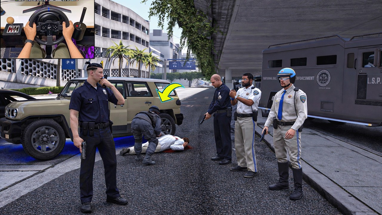 GTA V Police Roleplay: High-Speed Chases & Criminals Sent to Jail