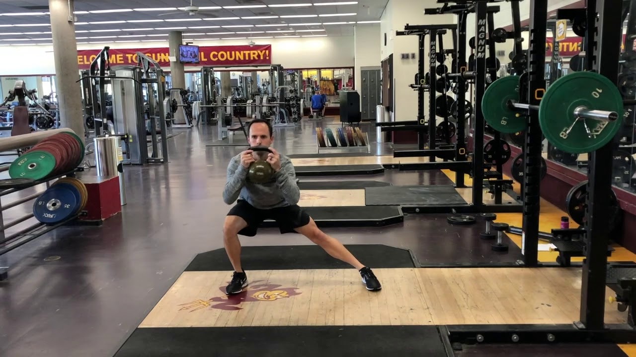 KB Goblet Lateral Lunge - YouTube