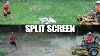 Psycho Dad Shreds Video Games - Both Videos Split Screen
