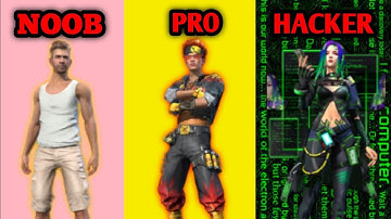 NOOB VS PRO VS HACKER | MUST WATCH - Garena Free Fire