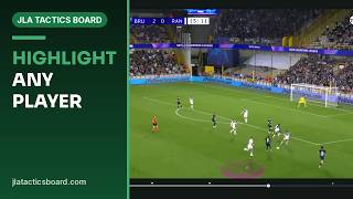 Highlight One Player on Real Football Footage — Spotlight Tool | JLA Tactics Board screenshot 5