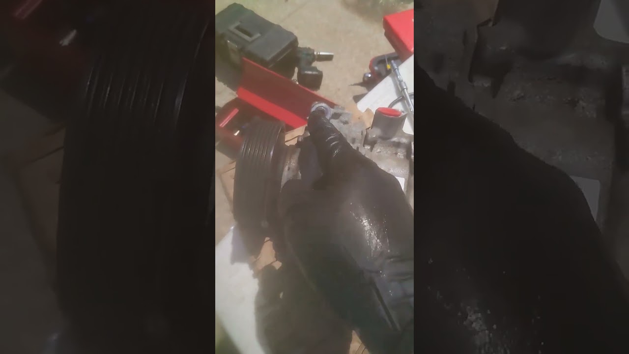 How to replace A/c compressor 2015 Audi Q5 Turbo Part 2