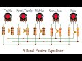 How to make 5 band Passive equalizer Crossover  all Power Amplifier, New Circuit Crossover at home