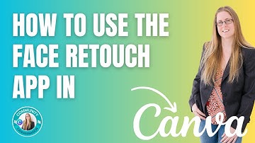 CANVA FACE RETOUCH APP #canva #createoncanva #canvassador