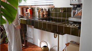 [VLOG]冬支度.アンティーク雑貨巡り_購入品/セルフネイル/美容室/カフェ