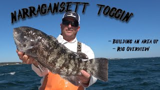 Rhode Island Tautog fishing in heavy wind | Building a productive area | Rig Overview
