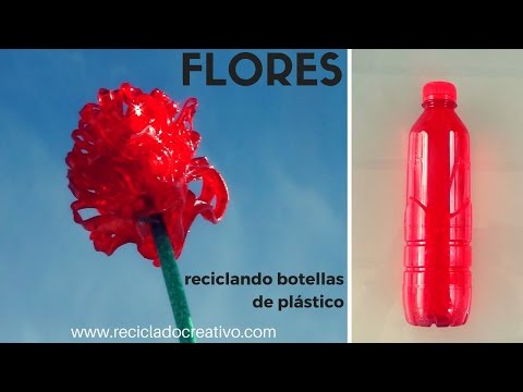 Cómo hacer dalias diminutas con botellas de plástico