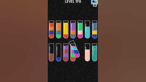 Water color sort level 178 | Water bottle game level 178