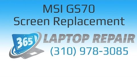 MSI GT70 Screen Replacement How To - By 365
