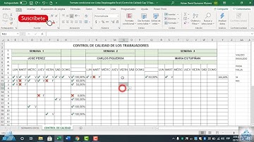 Formato condicional con Listas Desplegable Excel Control de Calidad Cap 12 #sepamosexcel #excel