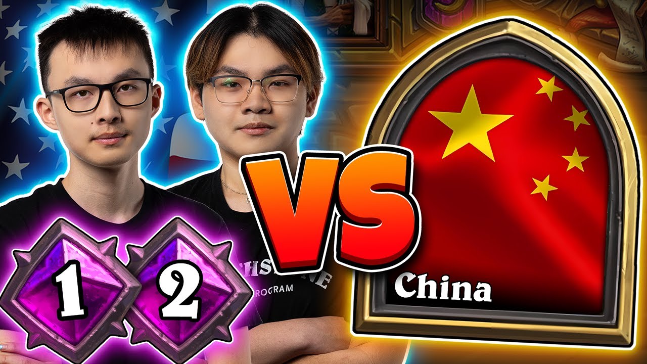 Rank 1 & 2 NA VS Best of China! (Finals) | Hearthstone Battlegrounds